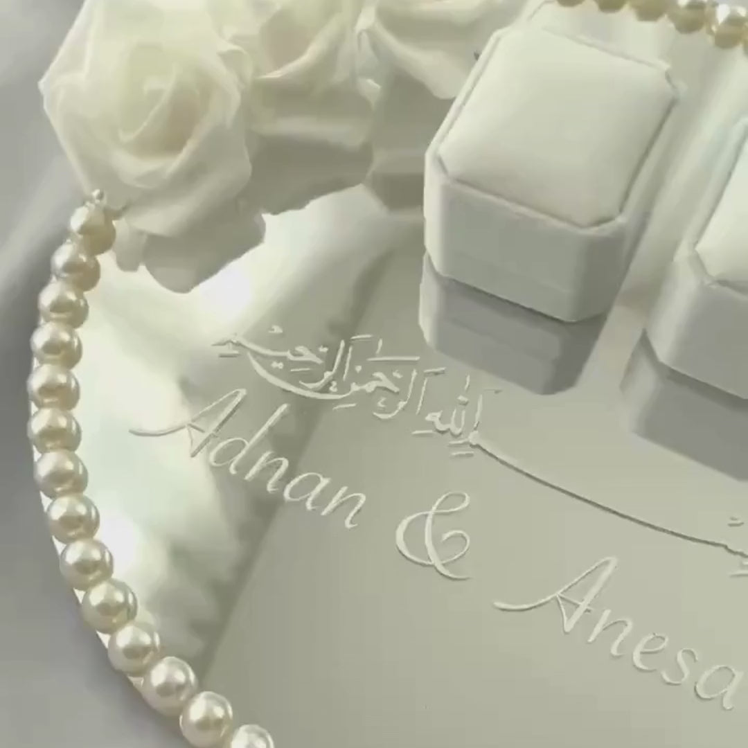 Plateau de fiançailles Camélia